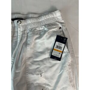 Tommy Hilfiger Twill‎ Pants White Drawstring Waist Womens Size S New